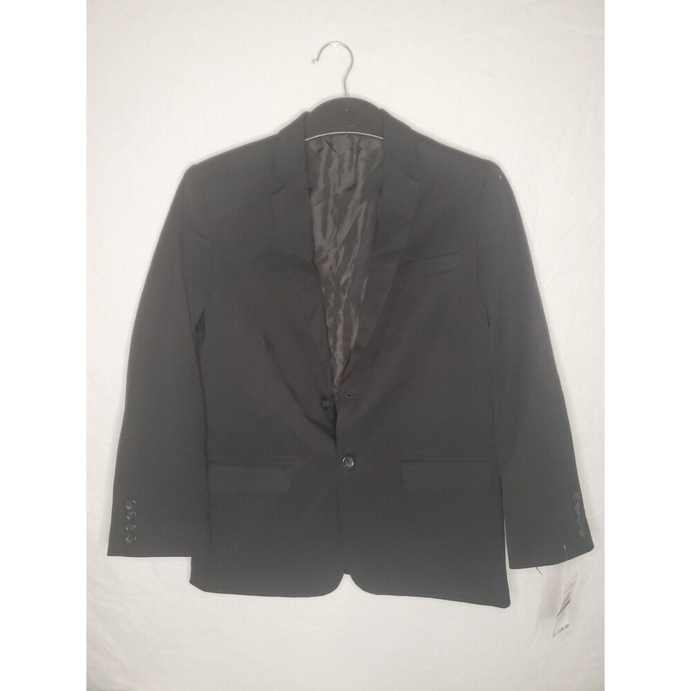 NWT Calvin Klein Black Suit Jacket Only Boys 16 Husky NEW